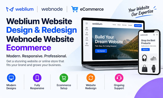 do weblium website design weblium website redesign webnode website ecommerce