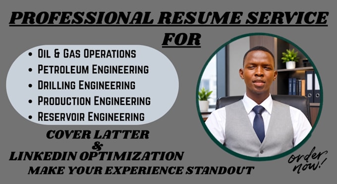 craft a professional oil and gas resume