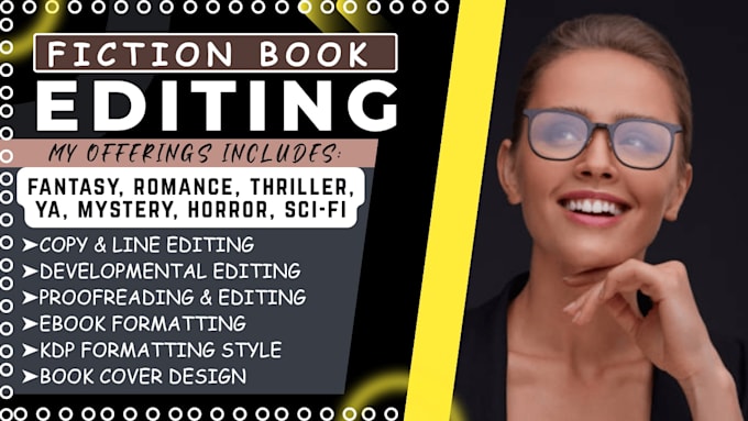 be your fiction fantasy book editor, proofreader and formatting for amazon kdp