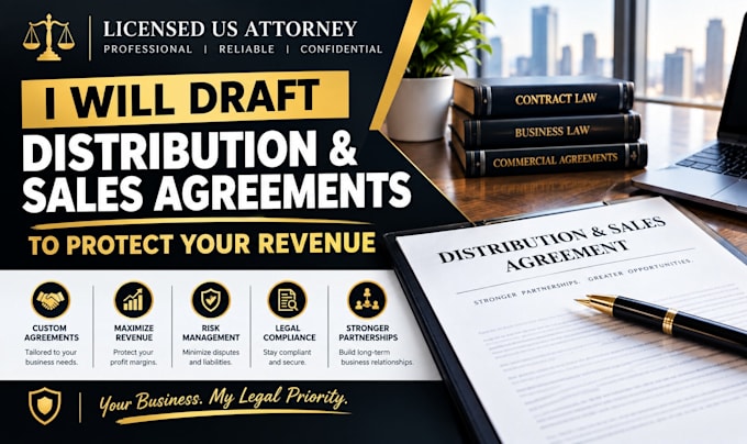 draft distribution and sales agreements to protect your revenue