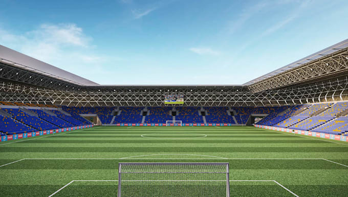 construct3d football stadium,photogrammetry,turf layout,parking lot,pitch render