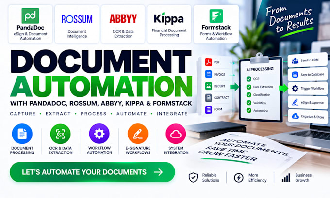 build pandadoc rossum abbyy kippa and formstack automation