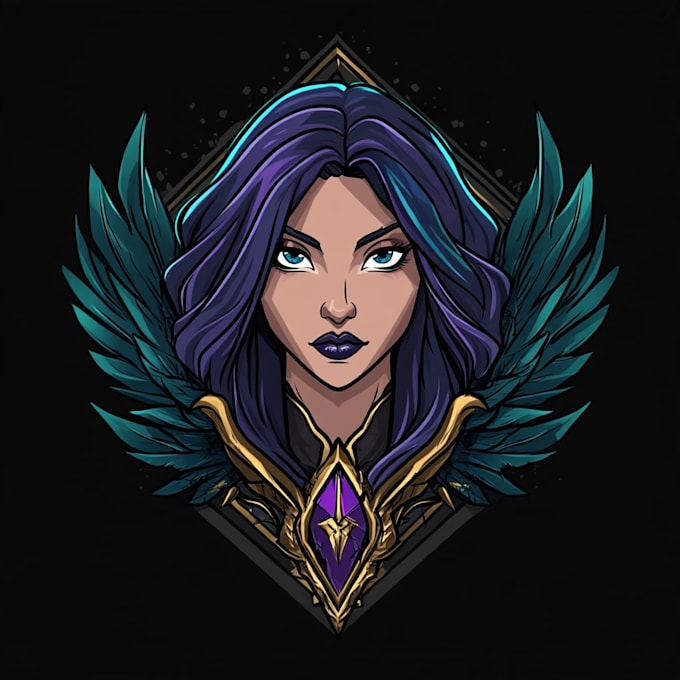 design a fantasy game logo