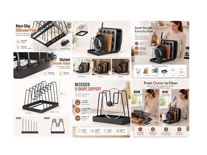 design amazon listing images for kitchen products
