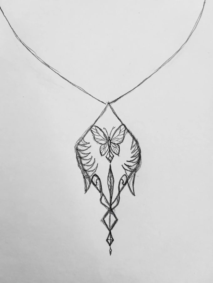 do luxury gouache jewellery illustration