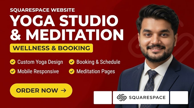 build yoga studio website squarespace wellness coach website meditation website
