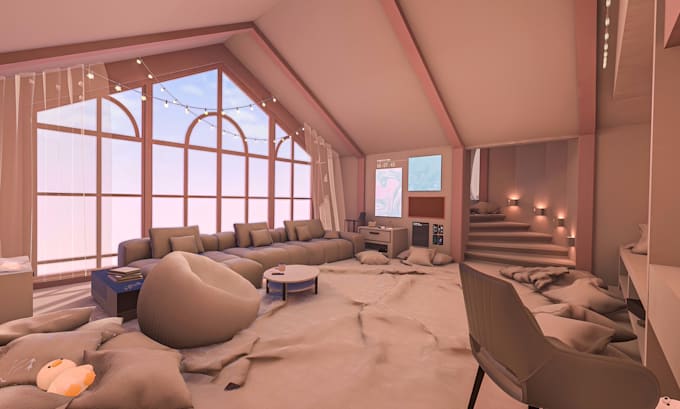 create interactive unity 3d environment, vrchat world, vrc metaverse, vrchat map