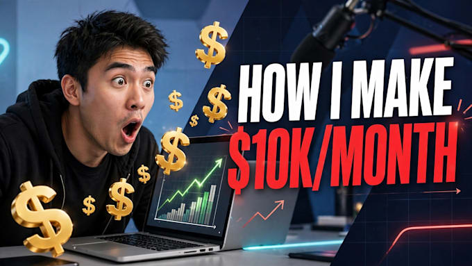 design 3 eye catching modern youtube thumbnails