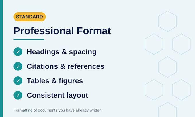 professionally format scientific documents and references