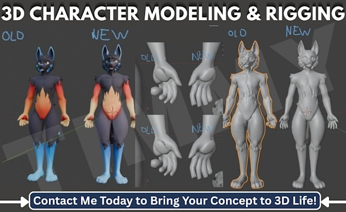 do 3d character modeling 3d rigging game character blender rigging for your game