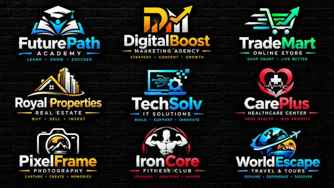 design a professional and unique business logo or redesign