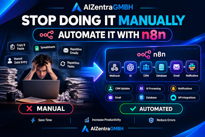 build n8n and make workflows for your business