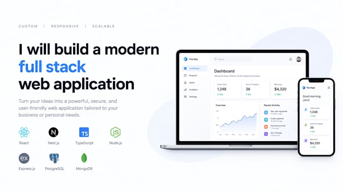 build a modern full stack web application