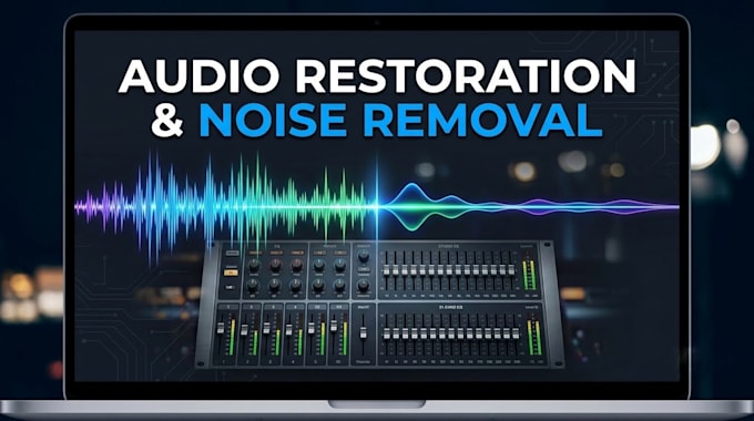 clean audio, remove background noise and audio restoration