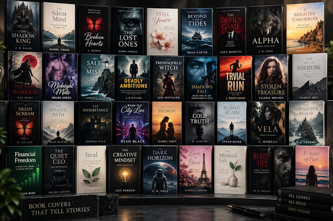 create realistic 3d book mockups for your book or ebook