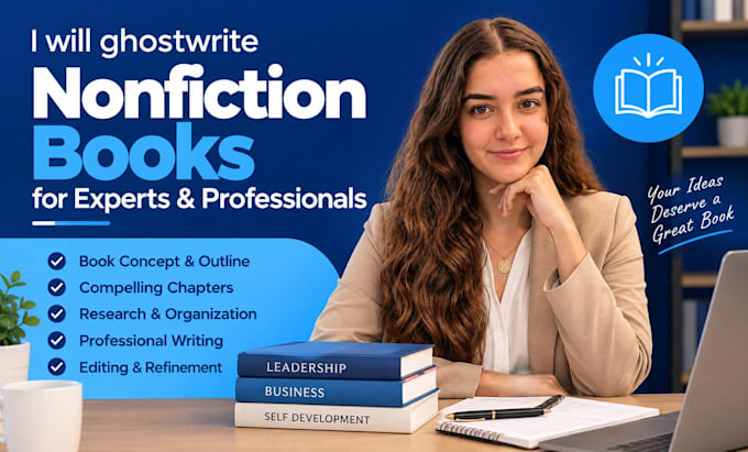 ghostwrite nonfiction books for experts and professionals