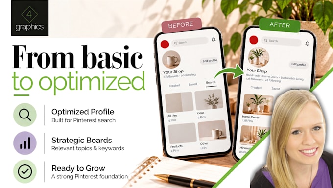 set up and optimize your pinterest business account with SEO