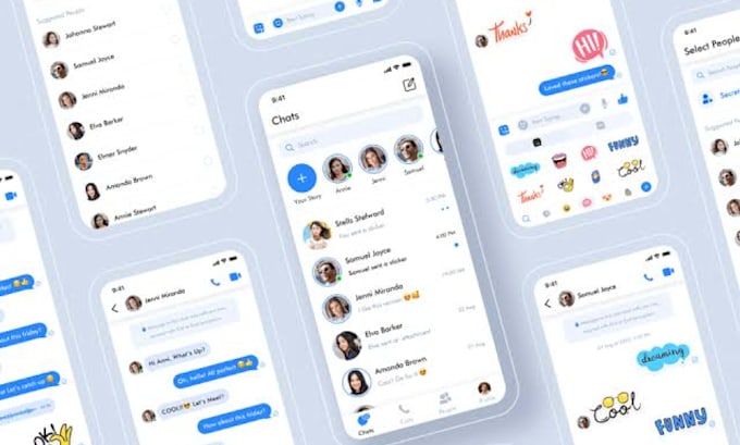 design social networking app community app chat messaging app traveling app