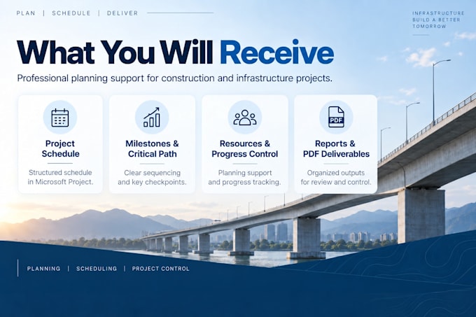 plan and control your construction project schedule, costs and progress