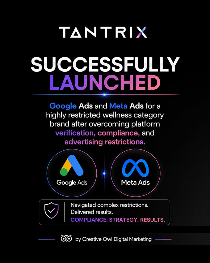 consult on google and meta ads restricted category approval