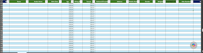 data entry, formatting, and analysis
