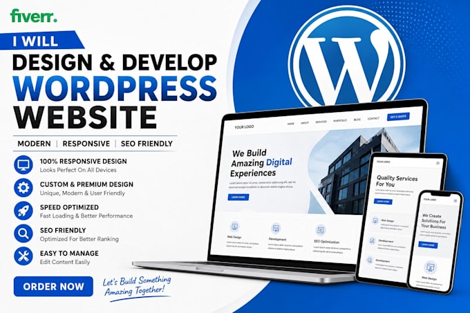develop, or revamp a modern responsive wordpress