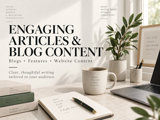 write engaging articles blog posts and feature content