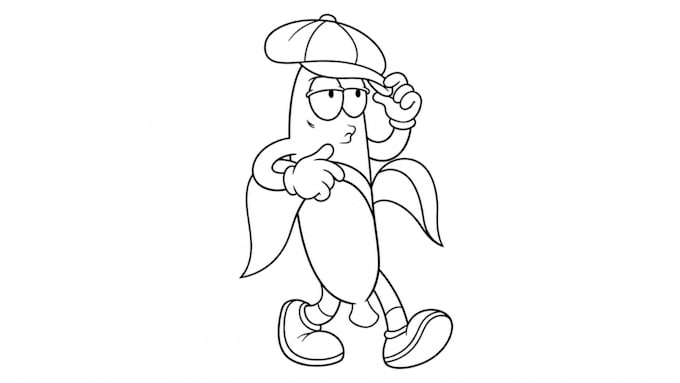 create hand drawn 2d line art animation frame by frame