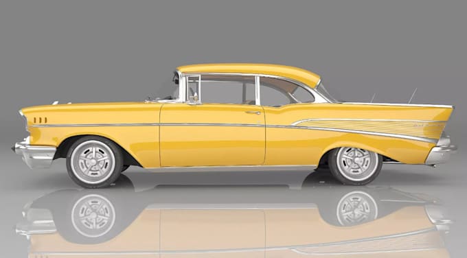 transform car model into 3d printable 3mf, modular part, restore automotive,fdm