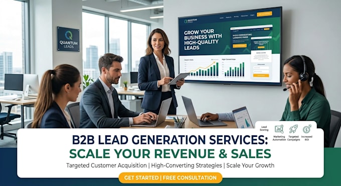 do b2b lead generation and data scraping and data entry