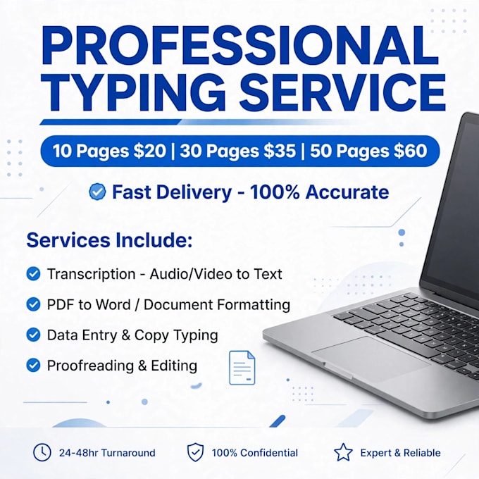type documents,convert pdf to word,fast data entry and retyping