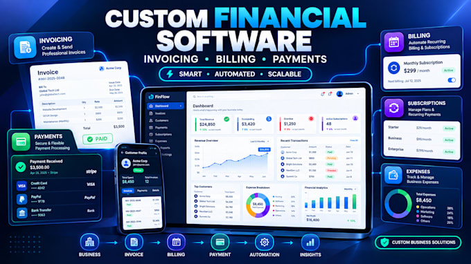 build custom app invoice invoice generator billing web appwithpayment automation