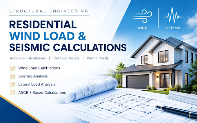 do wind load calculation structural analysis design and seismic load calculation