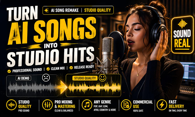recreate or remake ai song using suno studio quality in 24hrs