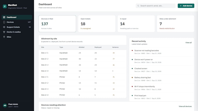 build a self hosted IT asset and device tracking system