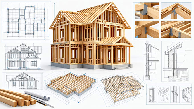 create timber framing drawings and construction documents in vertex bd