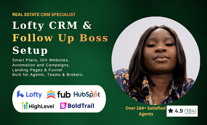 setup lofty crm lofty website idx follow up boss action plan VA