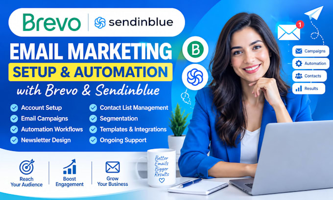 setup brevo sendinblue email marketing automation and campaign