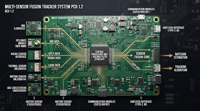 design multi sensor fusion tracking systems with kalman and bayesian algorithms