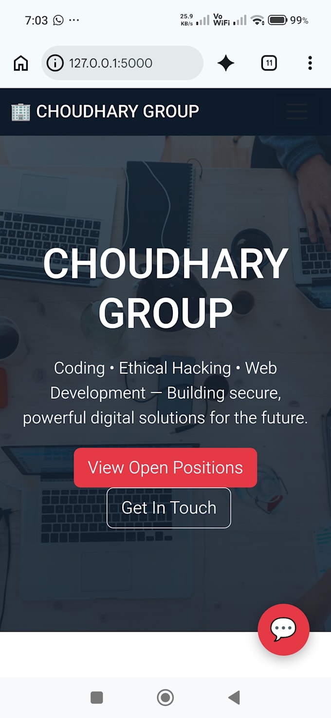 do web development for you