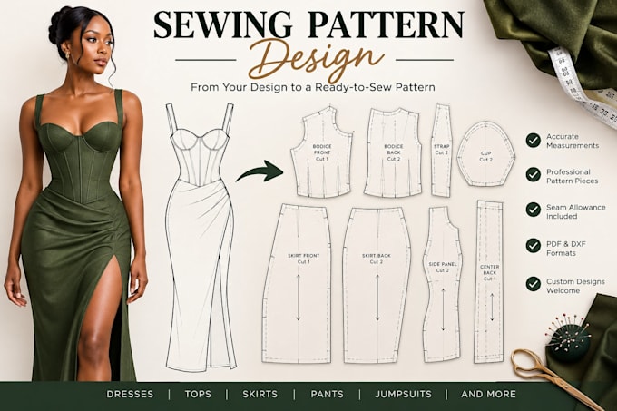 make apparel and garment patterns for your business