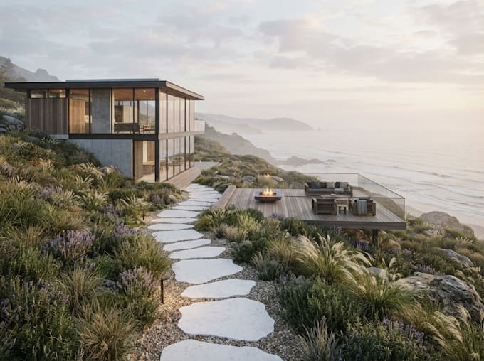 do landscape design realistic render in lumion