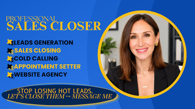 appointment setter b2b leads generation cold calling pipeline sales closing