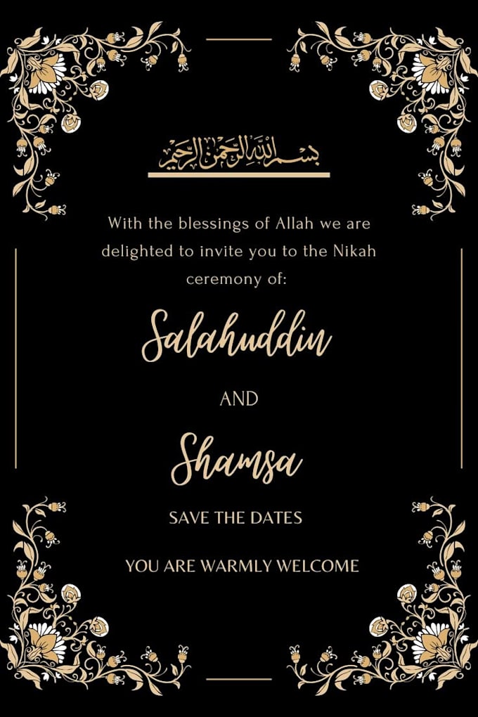 design elegant wedding invitation cards