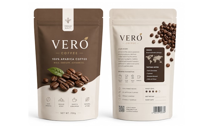 design pouch packaging design and product box design