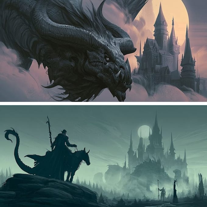 create fantasy environment concept art