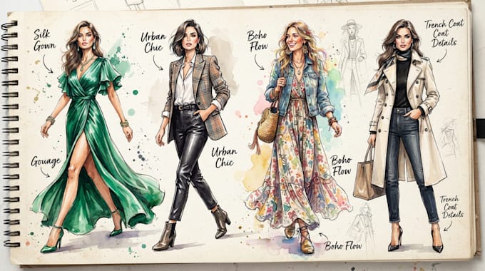 do fashion design illustrations