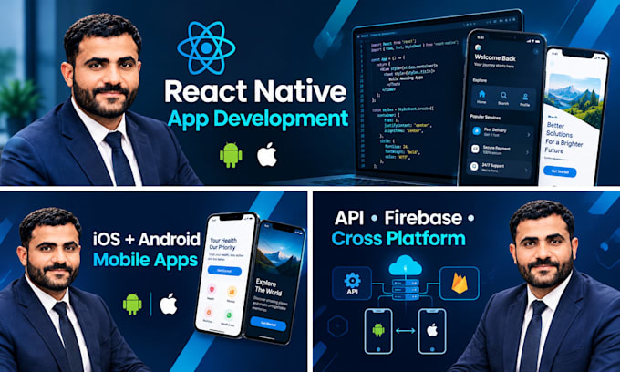 do develop a react native mobile app for ios and android