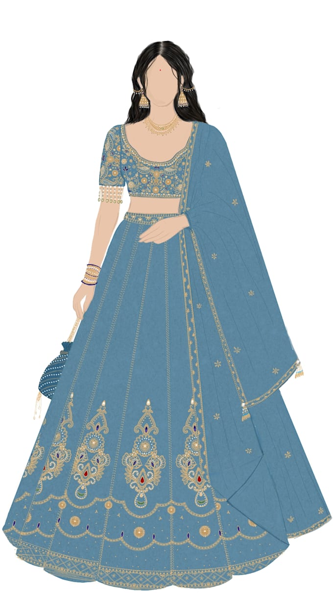 draw digital illustration, flat sketch