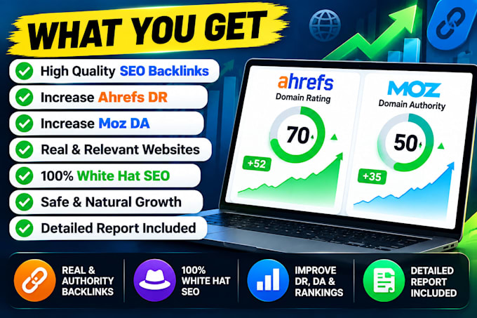 increase DR and improve ahrefs domain rating
